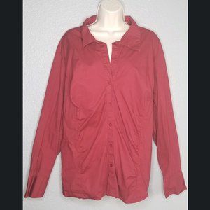 ALC Button Down with figure shaping pleated darts